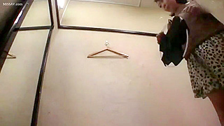 SneakyDick Catches Hot Japanese Pussy Action in Fitting Room