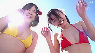 Three Gorgeous Japanese Beauties Enjoy Big Black Cock Orgy