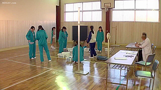 Slutty Japanese Students Get Pounded by Horny Teacher in Wild College Orgy