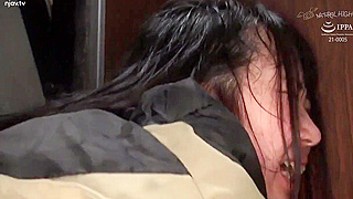 Shy Japanese Teens 18+ into Sucking Cock Before Wild Group Bang!