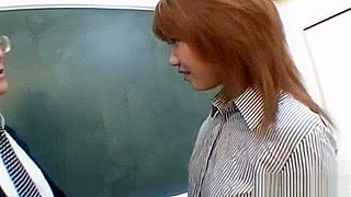 JAV Sensation Momo Himeno Demonstrates Expert Cock-Sucking Techniques