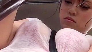 Horny Japanese Girls 18+ Reon Otowa & Yuka Kojima in Wild Bus Adventure with Big Tits