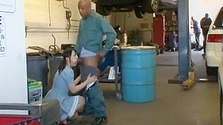 Kami Kimura's Wild Japanese gangbang Ends in Hard Cumshots