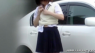 Japanese SchoolGirls 18+ Masturbate and Pee Outdoors - Ultimate Public Sex Adventure