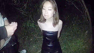 Japanese Wife Surprised with Public Bukkake in the Park