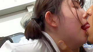 Japanese AV Idol Gets Surprised in a Sexy Naughty Scenario
