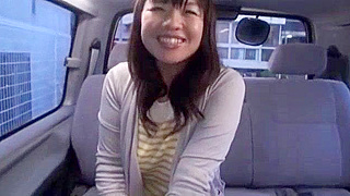 Exotic Japanese Girls 18+ trio in Wild Car Ride - Minako, Mayu & Mio JAV Scene