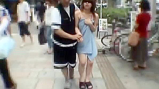 Blindfolded Japanese Babe Exposed in Public for Extreme JAV Thrills