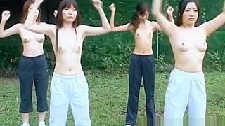 Hot Japanese Babe Flaunts Her Sexy Body in Steamy Half-Naked Academy Show Part 1
