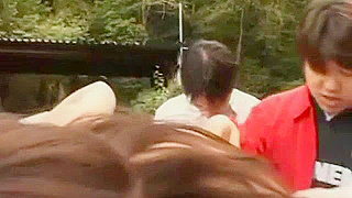 Exotic Japanese Beauty Riko Tachibana in Wild Outdoor Gangbang JAV Scene