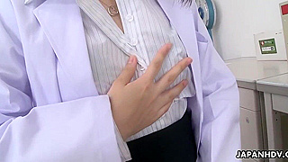 Japanese Nurse Tomomi Motozawa Gets Horny and Uncensored
