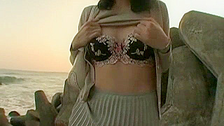 Exotic Japanese Beauty Takes On a Wild Public JAV Adventure