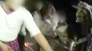 Japanese Beauties Aiko, Mari, Kotone in Steamy Outdoor blowjob JAV Action