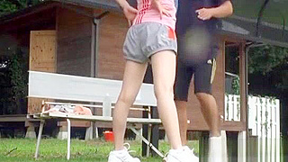 Japanese Teen 18+ Reveals Hot Body and Sex Appeal on Baseball Field