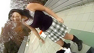 FabulousJapaneseSlutOukaFujimiyaOutdoorStripteaseScene