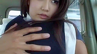 Horny JAV Star Gives Mind-Blowing Outdoor Handjobs