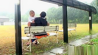 JAV Model Enjoys Pleasurable Outdoor Sex with Larger Man - Must See!