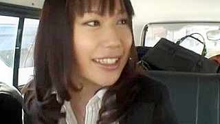 Kasumi Uemara's Steamy Car Sex Adventure - Japanese Office Lady Gets Kinky