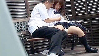 Japanese Babe Gives Outdoor Blowjob - JAV Porn Video