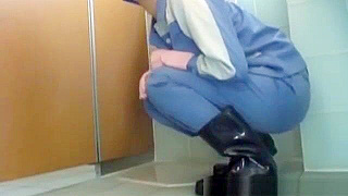 Asian Beauty JAV Toilet Attendant Cleared for Explicit Fun - Part 1