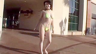 Japanese Slut Shinobu Ebihara Shows Off Big Tits in Amazing Bikini JAV Scene