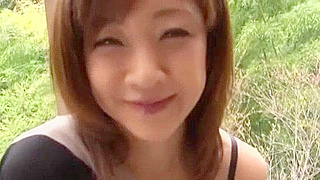 Japanese Teen 18+ Ai Komori Gives Hot Outdoor Blowjob - JAV Porn