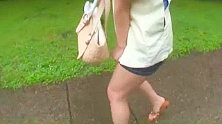 Japanese Beauty Ellis Nakayama in Hot Outdoor POV Action