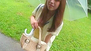 Japanese Beauty Ellis Nakayama in Hot Outdoor POV Action