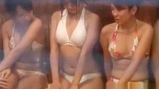 Japanese Doll Receives Sensual Public Spa Treatment - Part 1