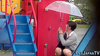 Wet & Wild Japanese Teen 18+ Adventure in Piss Park!