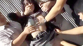 Japanese Pornstar Nails Intense Outdoor JAV Scene in Public Spaces