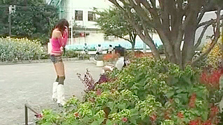 Japanese Beauty Nana Saeki in Hot Public Softcore JAV Scene