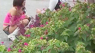 Japanese Beauty Nana Saeki in Hot Public Softcore JAV Scene