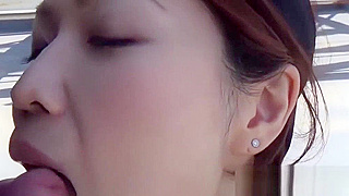 Japanese Ginger Teen 18+ Masterfully Pleasures Cock With Her Mouth