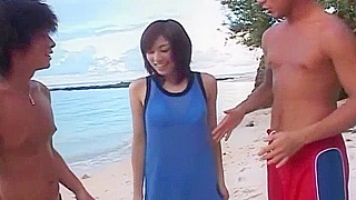 Karen Kisarazi's Japanese Small Tits Shine in Outdoors Amateur Adventure