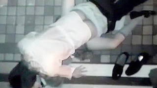 Naughty JAV Babe Takes It Outside for Sexy Posture Play