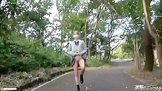 Unleashed Japanese Nympho Shows Off Her Fiery Body by the Lake!