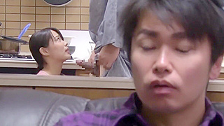 Mouthwatering Japanese Enchantress Tempts in Cuckold JAV Blowjob Feast