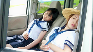 Japanese Nympho Slut Pumps Her BFF’s Pussy with BF’s Dick