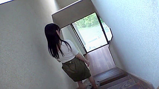 Asian Teen 18+ Squirts Intensely with Dildo While Wearing Stockings!