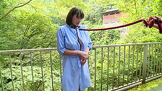 Japanese Mom's Giant Tits Bounce on Cock in Humiliating Slavery Roleplay