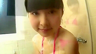 Savor the Sizzle – Luscious Teen 18+ in Thong Bikini & Bath Exclusive JAV Action!