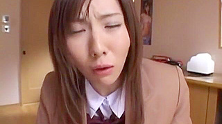 Japanese Enchantress with Luscious Small Tits Teases in Horny Handjobs JAV