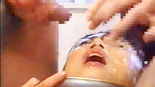 Luscious JAV Nurse Gets Wild and Messy inSTEAMYBukkake Scene!
