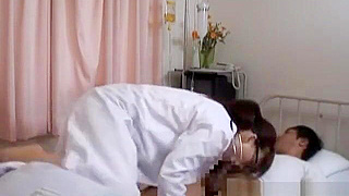 Japanese Nurses Go Wild with Passionate Blowjob Action in Steamy Part 2
