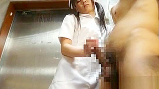 Naughty Japanese Nurse Yurika Miyaji Goes Wild with Her Hands!
