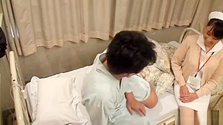 Alluring JAV Nurse Gives a Steamy Blowjob to Lucky Patient