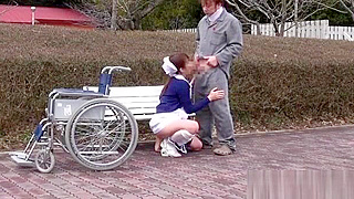 Sultry JAV Nurse Gets Wild and Dirty in the Great Outdoors