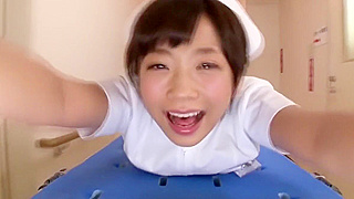 Horny Japanese Nurse in Sexy Uniform Delivers Mind-Blowing Handjob