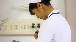 Shy Japanese Nurse in Sexy Lingerie Enjoying Passionate Bedroom Action